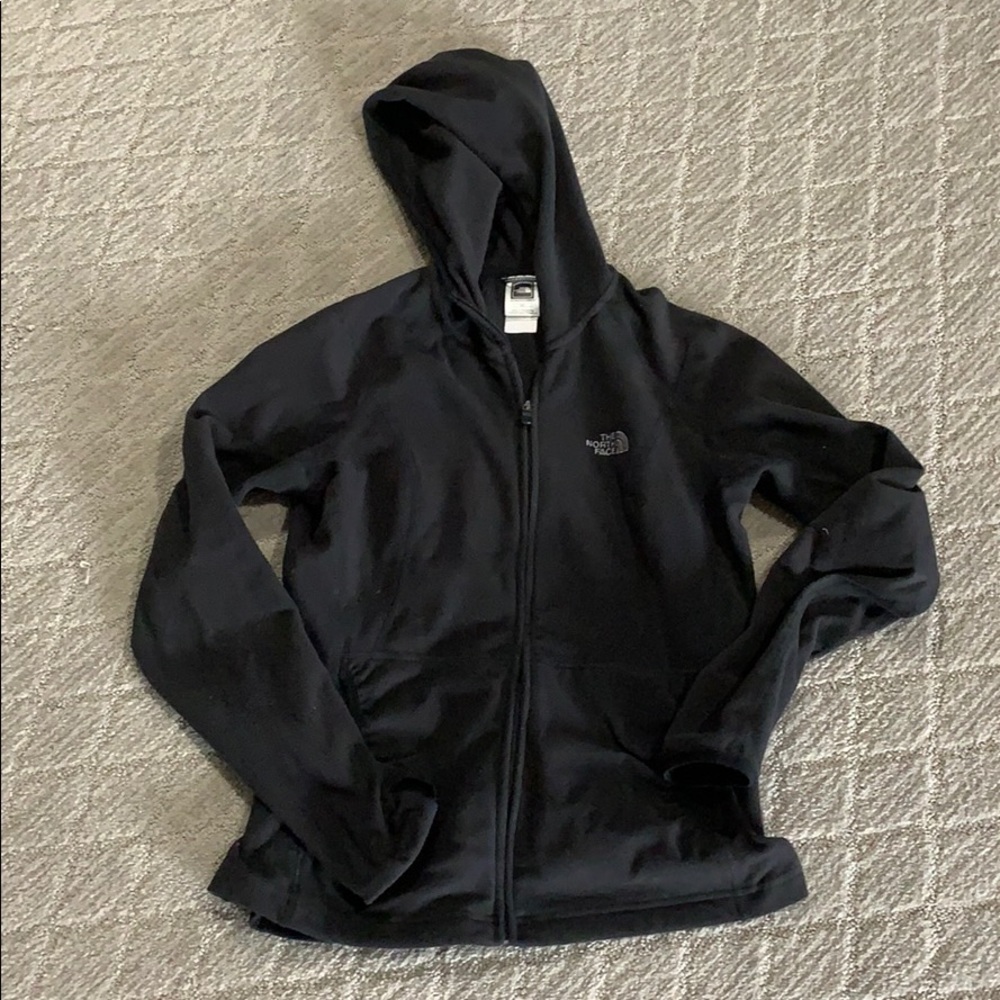 North Face hooded fleece